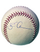 Brad Ausmus signed Official Rawlings Major League Baseball- COA (Brewers/Tigers/Rangers/side panel sig)