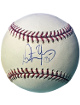 Dmitri Young signed Official Rawlings Major League Baseball #25- COA (Cardinals/Tigers/Nationals)