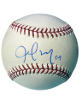 Joel Zumaya signed Official Rawlings Major League Baseball #54 imperfect- COA (Detroit Tigers)