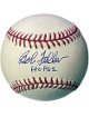 Bob Feller signed Official Rawlings Major League Baseball HOF 62- COA (Cleveland Indians)