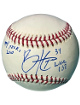 Bryce Harper signed Official Rawlings Major League Baseball #1 Pick 2010/#34/Luke 1:37- Beckett Review (Phillies/Nationals)