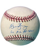 Michael Young signed Official Rawlings Major League Baseball 6X AL All-Star- COA (Phillies/Rangers/Dodgers)