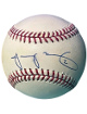 Jacoby Ellsbury signed Official Rawlings Major League Baseball #2 imperfect- COA (Red Sox/Yankees/2X WS Champ/AS/GG)