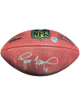 Brett Favre signed Official Wilson NFL New Duke Football #4- Favre 4 Hologram/COA w/Photo (Green Bay Packers)