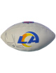 Cooper Kupp signed Los Angeles Rams Wilson Duke NFL Embroidered Logo White Panel Football #10- Beckett Review