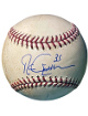 Ron Gardenhire signed Official Rawlings Major League Baseball #35 used/imperfect- COA (Mets/Twins/1991 WS Champs)