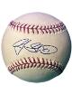 Andy Sonnanstine signed Official Rawlings Major League Baseball #21- COA (Tampa Bay Devil Rays)