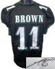 AJ (A.J.) Brown signed Philadelphia Black Custom Stitched Pro Style Football Jersey #11 XL- Beckett Witnessed #W907502