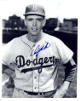 Danny McDevitt signed Brooklyn Dodgers B&W 8x10 Photo-COA (deceased)