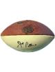 Joe Paterno signed Nike NSB Logo Full Size White Panel Football- Beckett Review (Penn State HOF Coach)