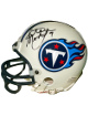 Steve McNair signed Tennessee Titans Riddell NFL Mini Helmet #9 Beckett Review (Air McNair/1999 AFC Champs)