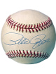 Pete Rose signed Official Rawlings RONL National League Baseball minor tone spots- COA (Reds/Phillies/17XAS/3X WS Champ)