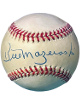 Bill Mazeroski signed Official Rawlings RONL National League Baseball minor tone- COA (Pirates/HOF/10XAS/8XGG)