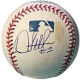 Orlando Hudson signed Official Rawlings Major League Baseball #1 tone spots- COA (Blue Jays/Padres/2XAS/GG)