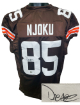 David Njoku signed Cleveland Brown Custom Stitched Pro Style Football Jersey XL- Beckett/BAS #1W269438