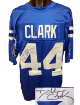 Dallas Clark signed Indianapolis Blue Custom Stitched Pro Style Football Jersey XL- JSA Witnessed #WIT056634 (SB XLI Champ)