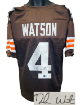 Deshaun Watson signed Cleveland Brown Custom Stitched Pro Style Football Jersey XL- JSA #BL32652