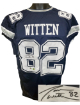 Jason Witten signed Dallas Navy Custom Stitched Pro Style Football Jersey #82 XL- Beckett/BAS Witnessed #1W309873