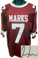 Jo'Quavious Marks signed Mississippi State Maroon Custom Stitched College Football Jersey XL- JSA Signature Debut #SD218303