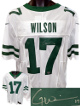 Garrett Wilson signed New York Jets White NFL Nike Game Jersey #17 XL- Fanatics #NB38109277