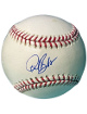 Gordon Beckham signed Official Rawlings Major League Baseball very minor spot- COA (White Sox/Angels/Braves)