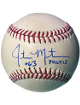 Justin Masterson signed Official Rawlings Major League Baseball #63 Phil 4:13 minor tone- COA (Red Sox/Indians/Cardinals/2013AS)