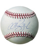 AJ/A.J. Pierzynski signed Official Rawlings Major League Baseball #12 minor tone spots- COA (Twins/White Sox/2XAS/05 WS Champ)