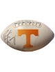 Peyton Manning signed Tennessee Volunteers NCAA Logo FS Football -Radtke/Mounted Hologram