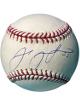 Josh Johnson signed Official Rawlings Major League Baseball #35 minor tone- COA (Marlins/Blue Jays)