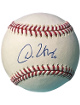 Dan Uggla signed Official Rawlings Major League Baseball #26 toned- COA (Marlins/Braves/3X All-Star)