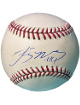 Lastings Milledge signed Official Rawlings Major League Baseball #44- COA (Mets/Nationals/Tokyo Swallows)