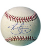 Shannon Stewart signed Official Rawlings Major League Baseball #4 minor tone spot- COA (Blue Jays/Twins)