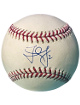 Felipe Lopez signed Official Rawlings Major League Baseball #2 minor tone spots- COA (Blue Jays/Reds/Nationals/05 All-Star)