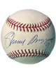 Shawn Riggans signed Official Rawlings Major League Baseball #9 tone spot- COA (Tampa Bay Rays)