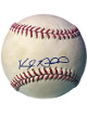 Kyle Drabek signed Official Rawlings Major League Baseball tone spots- COA (Blue Jays/White Sox/Diamondbacks)