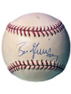 Ben Grieve signed Official Rawlings Major League Baseball 98 ROY minor spots- COA (Oakland A's)