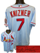 Andrew Knizner signed St. Louis Cardinals Nike MLB Authentic Collection Blue Team Issued #7 Jersey SZ 46 MLB Certified Hologram