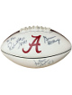 Gene Stallings signed Alabama Nike Football w/ Antonio Langham/Robert Lester Roll Tide Inc To Mac COA (3 sigs)