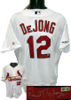 Paul DeJong signed St. Louis Cardinals Majestic MLB Authentic Collection Flex Base Jersey#12 SZ 48 MLB Certified Hologram