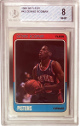 Dennis Rodman 1988-89 Fleer Rookie Card (RC) #43- PSA Graded 8 NM-MT (W/ Sub Grades/Detroit Pistons)