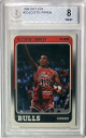 Scottie Pippen 1988-89 Fleer Rookie Card (RC) #20- Beckett/BGS Graded 8 NM-MT (w/ Sub Grades/Bulls/HOF)