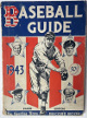 1943 The Sporting News Baseball Guide Record Book Radio Edition (Wartime/WWII Era) -  VG Used