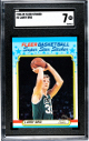 Larry Bird 1988-89 Fleer Sticker/Card #2- SGC Graded 7 NM (Boston Celtics/HOF)