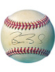 Barry Bonds signed Rawlings Official Major League Baseball toned- COA (San Francisco Giants/Pittsburgh Pirates/14XAS)