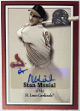 Stan Musial signed 2000 Fleer Greats of the Game Auto Card #104- Musial Hologram (St. Louis Cardinals/HOF)