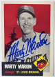 Marty Marion signed 1991 Topps Archives 1953 St. Louis Browns On Card Auto #302