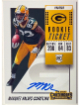 Marquez Valdes-Scantling signed 2018 Panini Contenders Rookie Ticket On Card Auto (RC) #140 (Green Bay Packers)