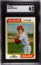 Mike Schmidt 1974 Topps Card #283- SGC Graded 6 EX-NM (Phillies/HOF/2nd Year)