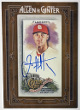 Jack Flaherty signed 2022 Topps Allen & Ginter Mini Framed On Card Auto #MA-JF (St. Louis Cardinals)