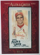 Joe Torre 2020 Topps Allen & Ginter Red Framed Cloth Card- /10 (St. Louis Cardinals/HOF)